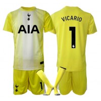 Tottenham Hotspur Guglielmo Vicario #1 Torwart 3rd trikot Kinder 2025-26 Kurzarm (+ Kurze Hosen)